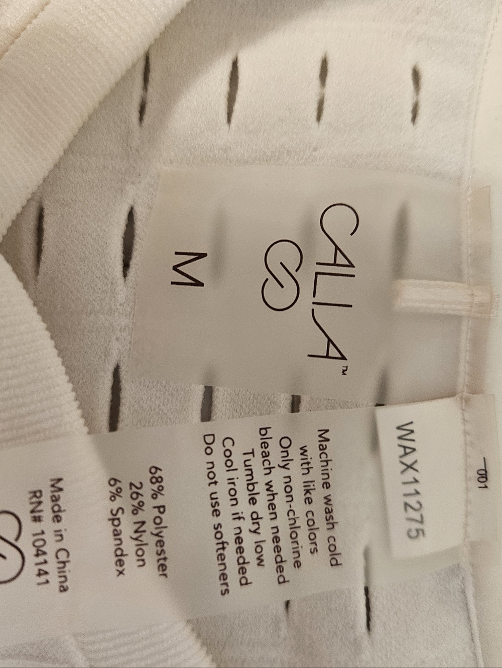 Calia White Eyelet Top. Sz.medium. - Picture 2 of 4